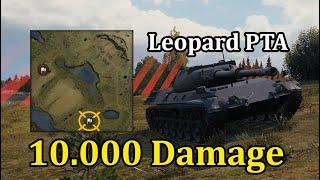 10.000 dmg + 10 kill with Tier 9 Leopard on Malinovka 