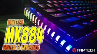 Fantech MK884 Mechanical Gaming Keyboard | Unboxing & Review | Sinhala