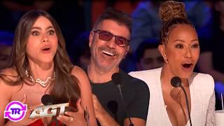 Mel B SMASHES Her GOLDEN BUZZER For SEXY Jugglers On AGT 2025 Ep 2 Auditions!