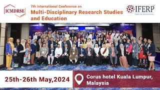 Glimpse into ICMDRSE 2024 | Highlights from Kuala Lumpur, Malaysia