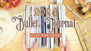 2024 Bullet Journal Flip Through • Artistic & Interactive Bullet Journal Ideas 