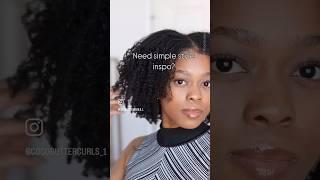 SIMPLE HAIRSTYLES FOR TYPE 4 HAIR #naturalhairstyles #type4naturalhair #type4naturalhair