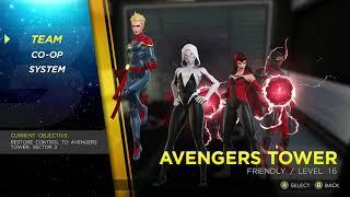 Marvel Ultimate Alliance 3 Use Captain Marvel Charge and Spider Gwen Smash Synergy