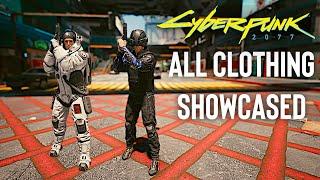 Cyberpunk 2077 - All Clothes Showcase (All Jackets, Shirts, Suits, Helmets, Masks, Pants, Shoes)