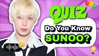 ENHYPEN's Sunoo Quiz | How Well Do You Know Sunoo? 