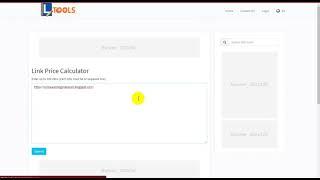 How To Website Link Price Calculator