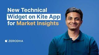 New technical widget on Kite app | Easy Market Insights