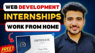 𝐖𝐄𝐁 𝐃𝐄𝐕𝐄𝐋𝐎𝐏𝐌𝐄𝐍𝐓  Work From Home Internships | Online Internship for Students in 2024