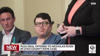 Plea deal offered to Nicholas Rossi in Utah County rape case