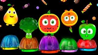 Jump on Jelly - Funny Watermelon & Funky Fruits! | Baby Sensory Animation, Dance and Music!