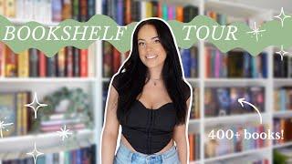 bookshelf tour   400+ books