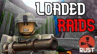 LOADED 20 Rocket RAIDS in Trident Survival (Roblox Rust)