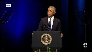 Former Pres. Obama eulogizes Harry Reid