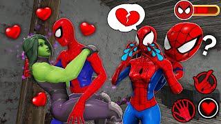 Playing as Spiderman Family   Love Secret SpiderGirlfriend and SpiderMan in Granny House