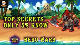 5 secrets only little people know about | tips and tricks | Hero wars mobile