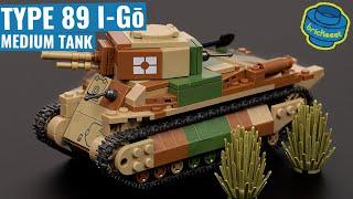 Japanese Medium WW2 Tank Type 89 I-GO - QuanGuan 100116 (Speed Build Review)