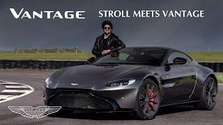 Lance Stroll drives the Aston Martin Vantage at Silverstone | Aston Martin F1