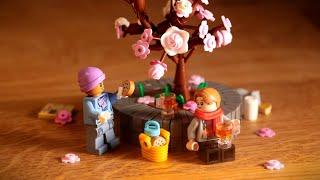 Creating a LEGO Cherry Blossom Scene