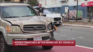 Pedestrian struck, killed by vehicle in San Francisco Friday