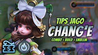 CARA MAIN CHANG'E BUFF ! BUILD & EMBLEM CHANG'E TERSAKIT 2023 ! | CHANG'E MID LANE GAMEPLAY