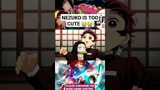 Nezuko CUTE moments  #shorts #demonslayer #animeamv #cute