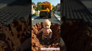 Dog Saves Baby from LEGO Pit Disaster!  #dogrescue #babyrescue