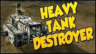 Crossout  Heavy Tank Destroyer Build - 100mm & 76mm [Crossout Gameplay]