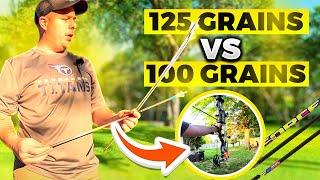 100 vs 125 grain broadhead and does it matter #archery