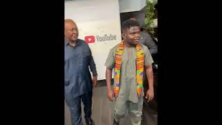 The Sudden Panic when the former President Of Ghana John Mahama arrived#ghana #johndramanimahama