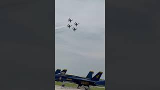 Thunderbirds' trail to diamond BUP #airplane #aviation #shortsfeed #airshow #viral #shorts #airforce