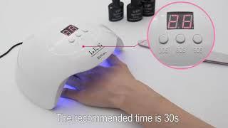 HOW TO USE LKE X7 UV GEL NAIL LAMP ?