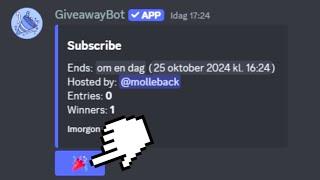 HOW TO ADD AND USE GIVEAWAY BOT ON YOUR DISCORD SERVER! (2024)