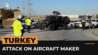 Explosion, gunshots heard outside Turkish military aircraft maker | AJ #Shorts