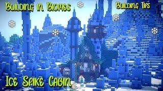  Building in Biomes  Ice Spike Cabin  Building Tips 