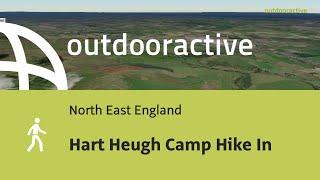 Flyover video: Hart Heugh Camp Hike In