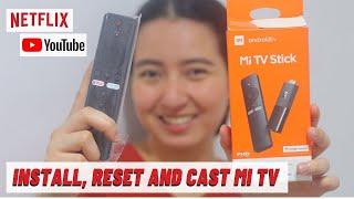 XIAOMI MI TV STICK INSTALL, RESET AND CAST