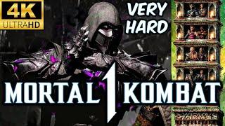 MK1 *NOOB SAIBOT* VERY HARD KLASSIC TOWER GAMEPLAY!! (SUB ZERO AS KAMEO) 4K 60 FPS NO MATCHES LOST!!