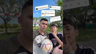 DON’T make little bro ANGRY  #xntonio #football #soccer #shorts