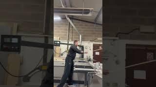 Bespoke Joinery/Cabinetry (Four 44mm chipboard doors + frames) (Cutting miter on saw)