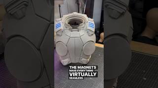 Gears of War Cosplay Armor - yesterday I installed some magnets #cosplay #gearsofwar #foam
