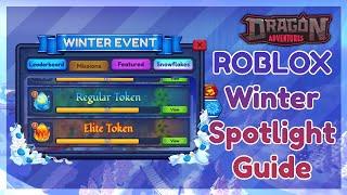 DA Guide || Winter Spotlight Token Guide — Key Locations  ROBLOX Dragon Adventures