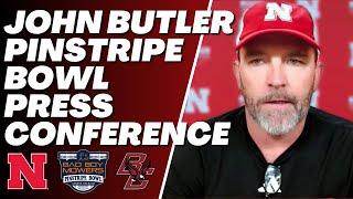 Nebraska DC John Butler Pinstripe Bowl Press Conference (12/19/24)