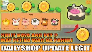 Daily coins - Pet Update Legit Parin | BILI NA habang maaga pa ! (Browser Game)