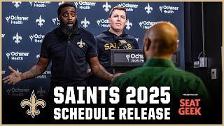 Saints 2025 Schedule Release Video | Official Reveal