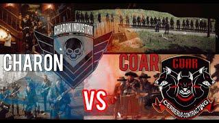 HUGE RDR CLAN BATTLE! Charon VS COAR - Battle #1 - Cerberus Contracting gets un-made