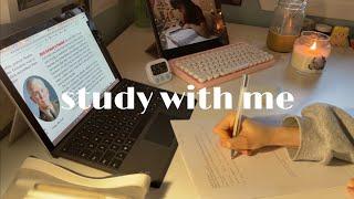 study with me: no music, pencil asmr, page-flipping.