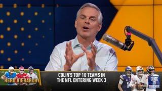 THE HERD | Colin Cowherd's SHOCKING Top 10 NFL Teams, Eagles Fall Out, Texans Up, Vikings, Saints IN