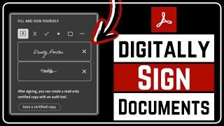 How to Digitally Sign PDFs with Adobe Acrobat Reader - Full Guide