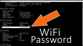 CMD : Show Wi-Fi Password | How to Find your WiFi Password Windows 10/8/7/XP