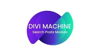 Divi Machine - Search Posts Module